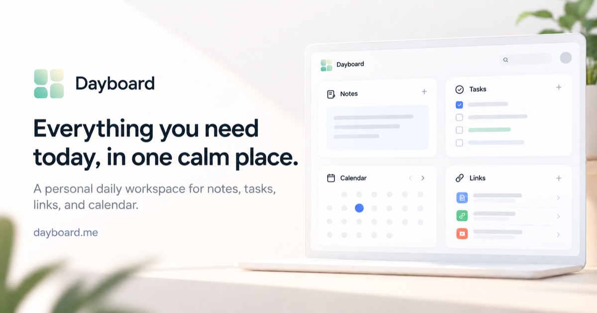 Dayboard screenshot 1